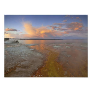 Impression Photo Dépôts minéraux colorés émis par Black Pool 2
