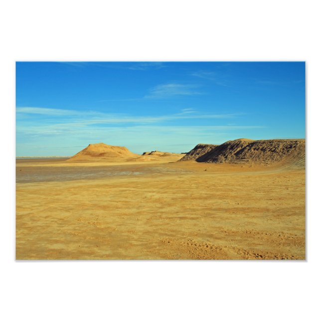 Impression Photo Désert du Sahara, Tunisie (Devant)