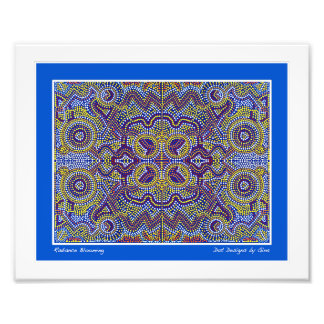 Impression Photo Design de points d'inspiration autochtone par Gina