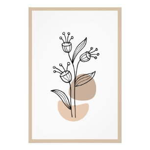 Impression Photo Design floral Abstrait