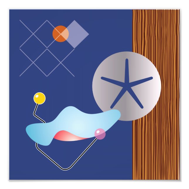 Impression Photo Design Moderne du Moyen-siècle Eames Hommage Impri (Devant)