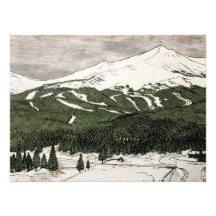 Dessin Au Crayon De Breckenridge, CO