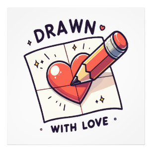 Impression Photo Dessin avec amour