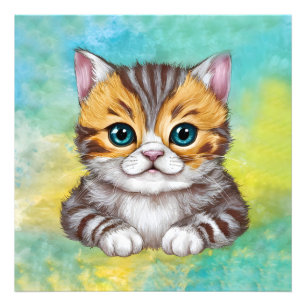 Impression Photo Dessin de chat