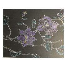 Dessin de fleurs de lilas