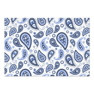 Impression Photo Dessin imprimé paisley floral complexe