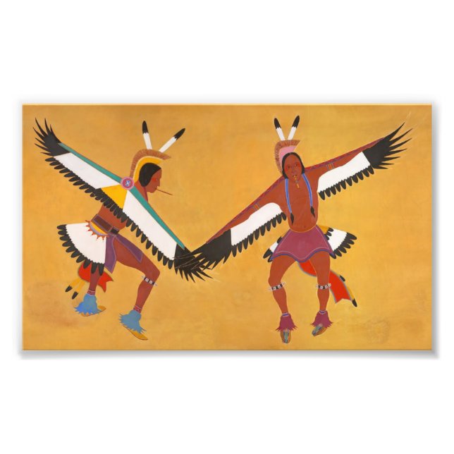 Impression Photo Deux danseurs aigles (Devant)