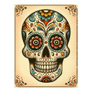 Impression Photo Dia de los Muertos Tarot