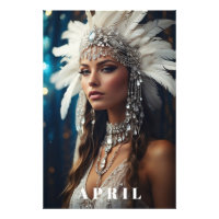 *~ DIAMOND Boho Femmes AP53 AVRIL ANNIVERSAIRE