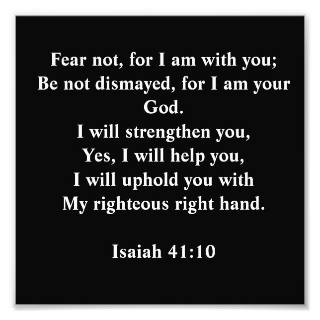 Impression Photo Dieu est fidèle (Devant)