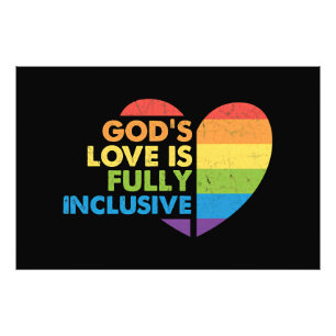 Impression Photo Dieu Gay Chrétien Lgbt