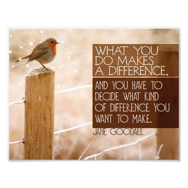 Impression Photo Différence Que Vous Voulez Faire (Devant)