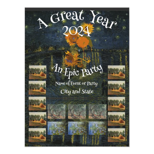 Impression Photo Dîner 2024 Happy Hour Girls Boys Night Out Vin (Devant)