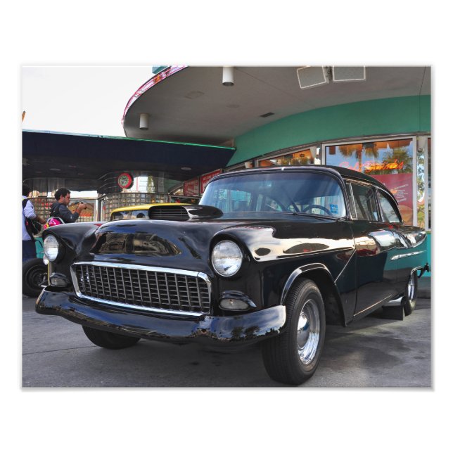 Impression Photo Diner dans les années 50 au Mel's Diner (Devant)