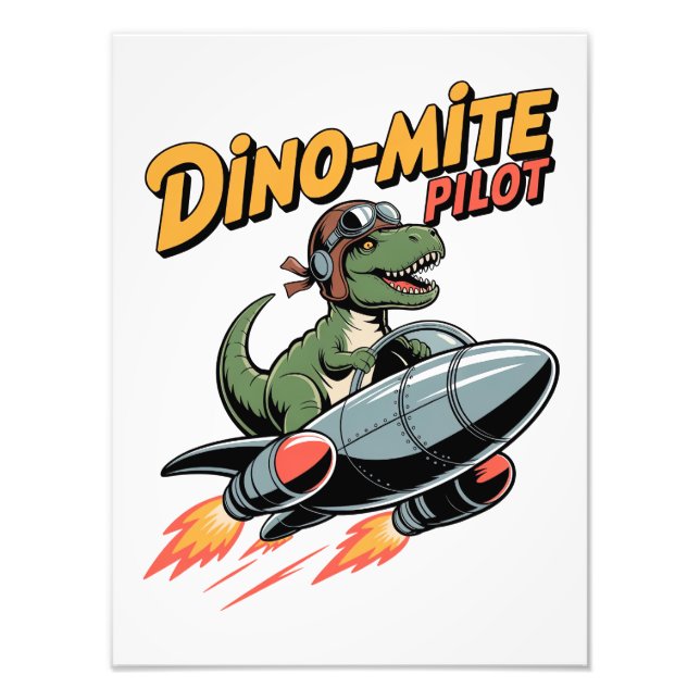 Impression Photo Dino-mite Pilot (Devant)