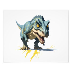 Impression Photo Dinosaur Vector Graphisme Art Portrait Animal Spir