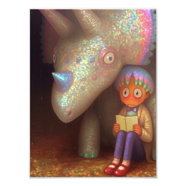 Impression Photo Dinosaure (Devant)