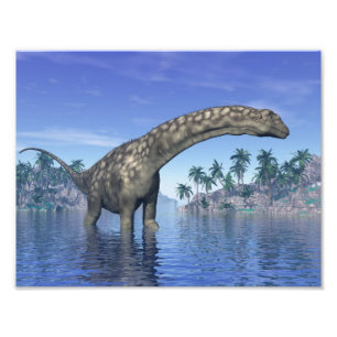 Impression Photo dinosaure Argentinosaurus - rendu 3D