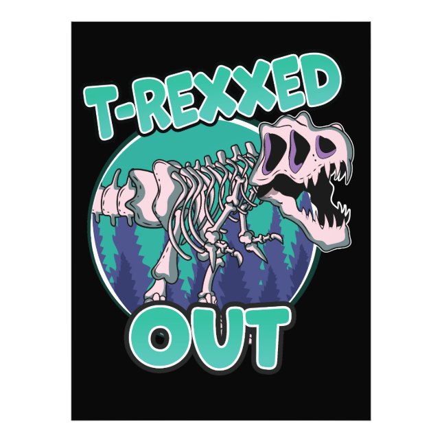 Impression Photo Dinosaure T-Rexxed Out (Devant)