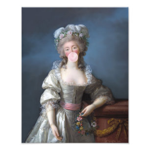 Impression Photo Diva du Bubble gum du Barry