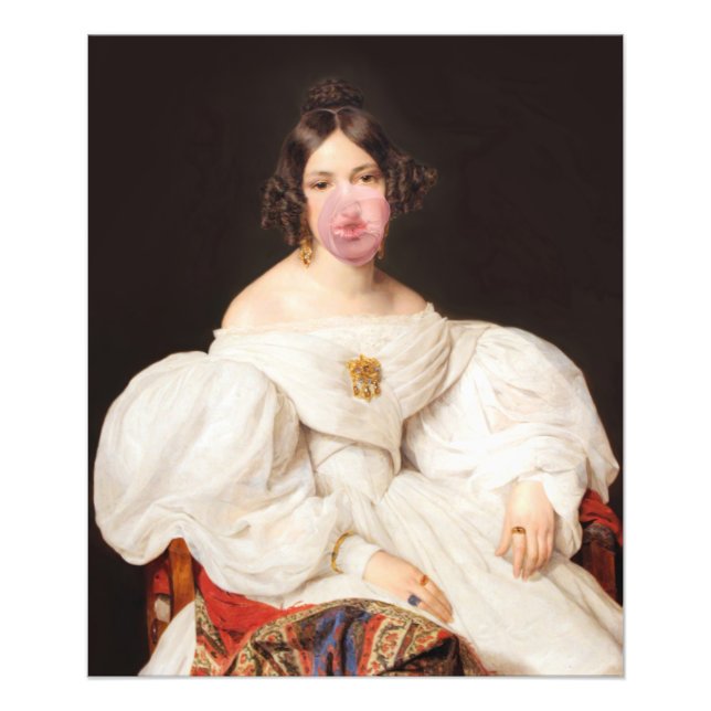 Impression Photo Divinité Bubble Gum (Devant)