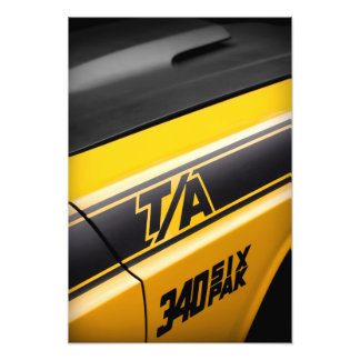 Impression Photo Dodge Challenger T/A 340 Six Pak 1970
