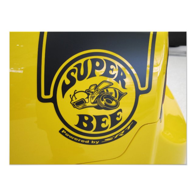 Impression Photo Dodge Chargeur SRT Super Bee Emblem (Devant)