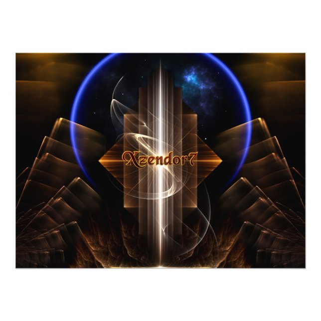 Impression Photo Domaine Artrillien De Xzendor7 Fractal Art (Devant)