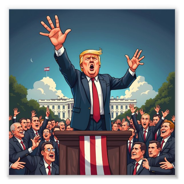Impression Photo Donald Trump (Devant)