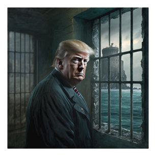 Impression Photo Donald Trump à la prison d'Alcatraz