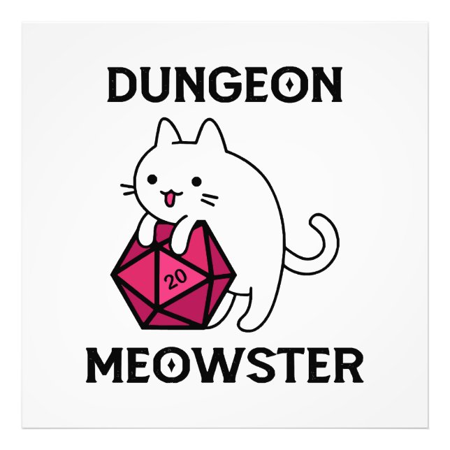 Impression Photo Donjon Meowster Chat Drôle (Devant)