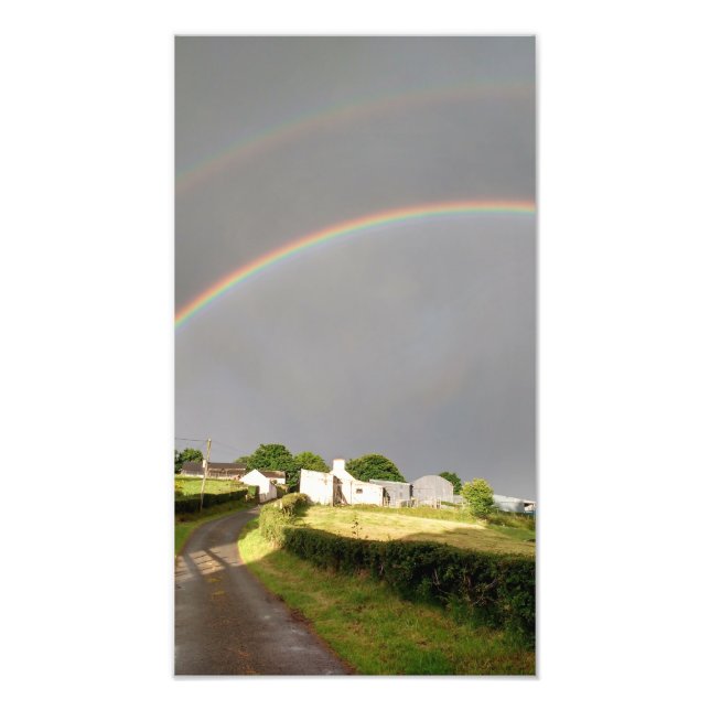 Impression Photo Double arc-en-ciel (Devant)