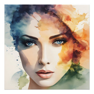 Impression Photo Double exposition art femme