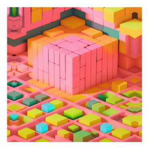 Impression Photo Douceur aux couleurs vives