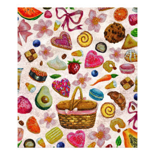 Impression Photo Douceurs de pâtisserie mignons