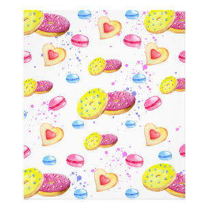 Impression Photo Doux beignets avec motif vitré coloré