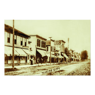 Impression Photo Downtown Marine City Michigan 1901