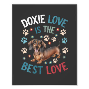Impression Photo Doxie Love Est Le Meilleur Amour