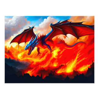 Impression Photo Dragon fire
