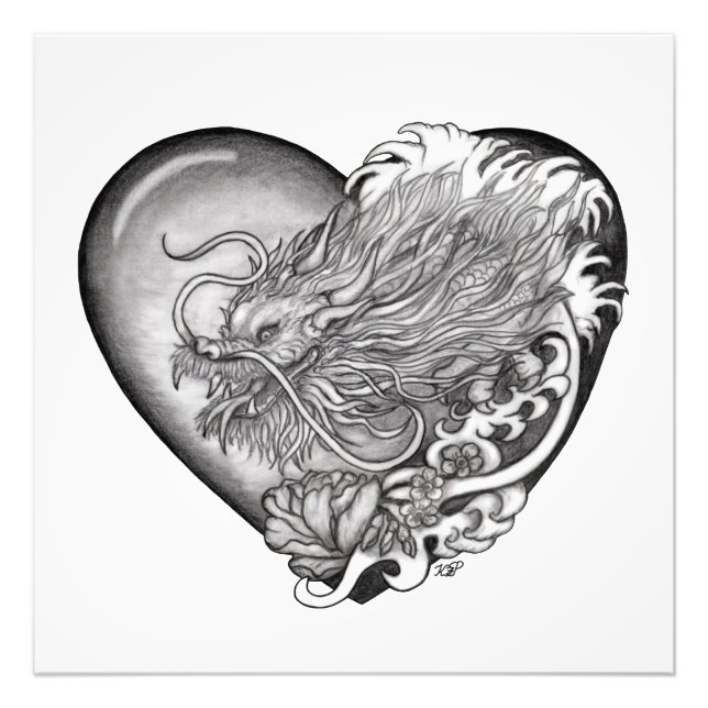 Impression Photo Dragon Heart (Devant)