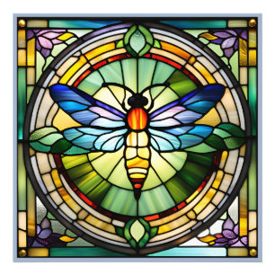 Impression Photo Dragonfly en verre