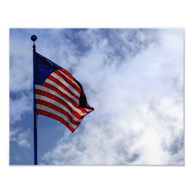 Impression Photo Drapeau 9056-américain (Devant)
