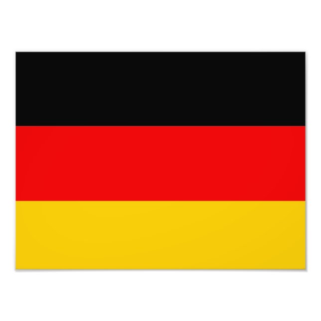 Impression Photo drapeau allemand (Devant)