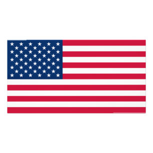 Impression Photo Drapeau américain - États-Unis d'Amérique - Pat