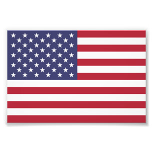 Impression Photo Drapeau américain Patriotique pour l'indépendanc