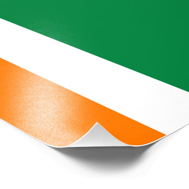 Impression Photo Drapeau de Côte d'Ivoire (Coin)