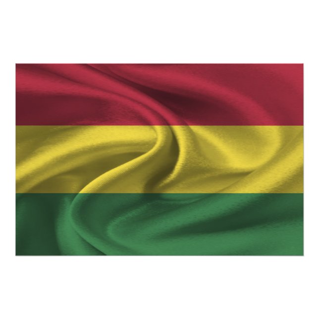 Impression Photo Drapeau de la Bolivie (Devant)