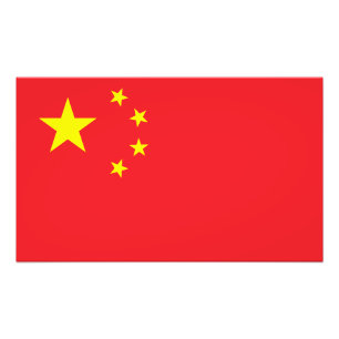 Impression Photo Drapeau de la Chine