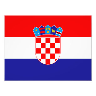Impression Photo Drapeau de la Croatie