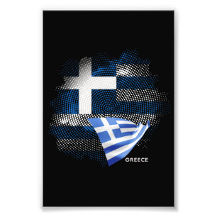 Impression Photo Drapeau de la Grèce